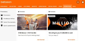 betsson bonuses