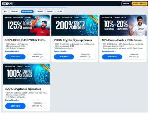 BetUS Bonuses